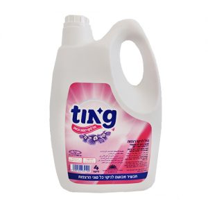 נוזל רצפה טינג 4 ליטר (זהר דליה) ורוד
