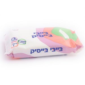 מגבונים בייבי בייסיק  72 יחידות