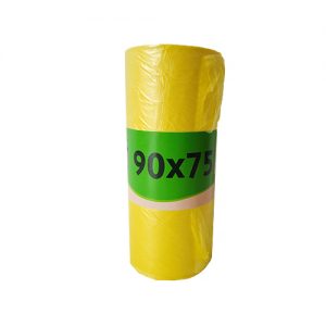 שקיות אשפה HD צהוב 75X90