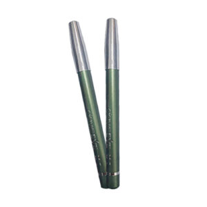 זוג עיפרון איפור עבה ירוק זית עם נצנצים