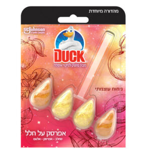 טואלט דאק סבון אסלה  מוצק אפרסק על חלל 37 גרם