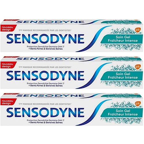 3 יחידות סנסודיין משחת שיניים ג’ל מרענן 75 מ”ל