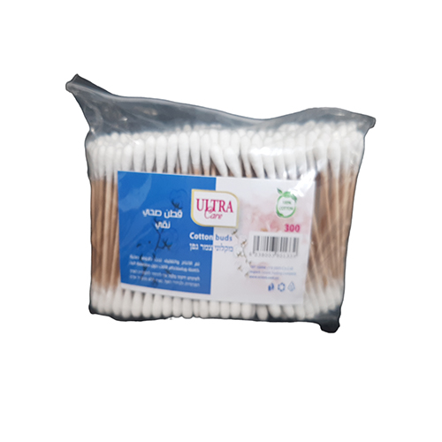 מקלוני צמר גפן מעץ 300 יחידות.jpg