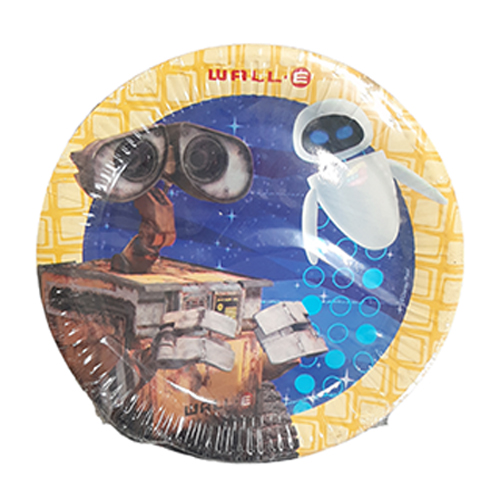 צלחת נייר 8 יח 9 אינץ Wall E.jpg