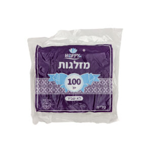 מזלגות חד פעמי לבן 100 יח’