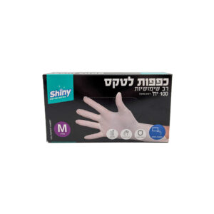 כפפות לטקס שייני M