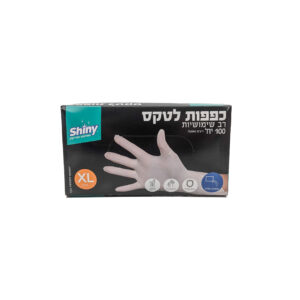 כפפות לטקס שייני XL